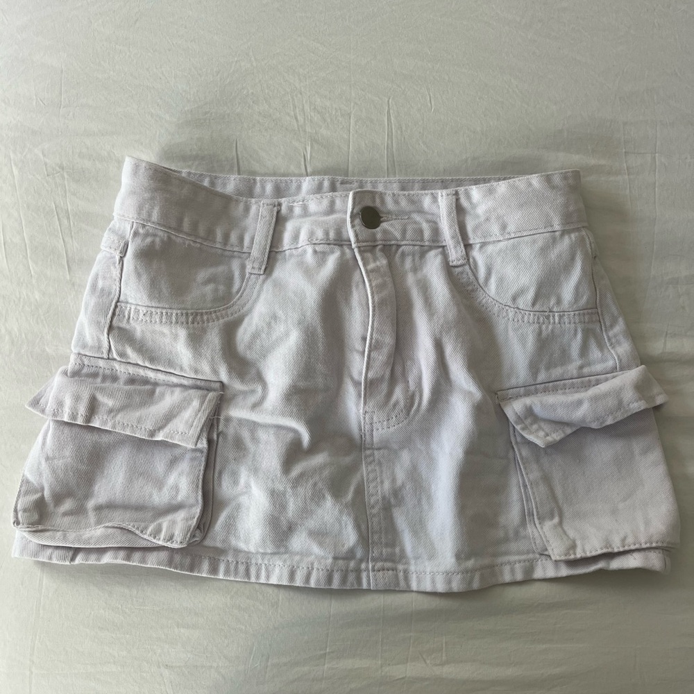 SHEIN White Mini Skirt